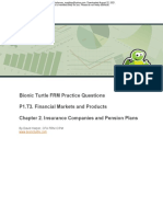 Bionic Turtle FRM Practice Questions P1.T3. Financial Markets and Products Chapter 2. Insurance Companies and Pension Plans