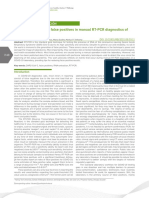 Tips For A Reduction of False Positives in Manual RT-PCR Diagnostics of Sars-Cov-2