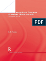 A Transformational Grammar of Modern Literary Arabic - PDF Room