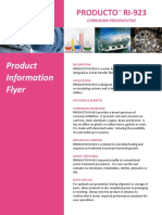 Product Information Flyer: Producto RI-923