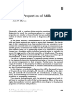 Physical Properties of Milk: John Sherbon