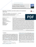 Galvis Et Al 2014 Evaluation of Pollution Prevention Options in The Municipal