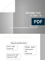 Income Tax: Meenal P Wagle Swayam Siddhi College of Management and Research