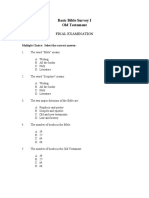 Basic Bible Survey I