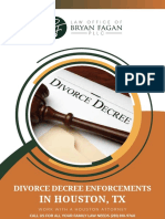 In Houston, TX: Divorce Decree Enforcements