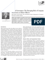 Ethical Governance - The Emerging Role of Company Secretaries As Ethics Officers by Joffy George and Prof. (DR.) K.sasikumar 3