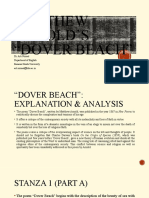 Matthew Arnolds Dover Beach Explanation