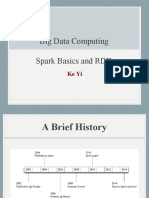 Big Data Computing Spark Basics and RDD: Ke Yi