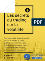 Les Secrets Du Trading Sur La Volatilite Ebook 2018