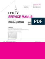 LG 29MT44D LA40A Schematic Diagram and Service Manual