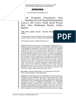 Analisis Perubahan Penjadwalan Pada Keterlambatan Proyek Dengan Menggunakan