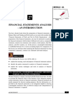 Financial Statements Analysis - An Introduction