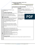 Y8 Mid Year Exam (Review) Outline 2021-2022