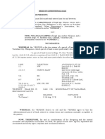 Deed of Conditional Salecarpiocabatingan