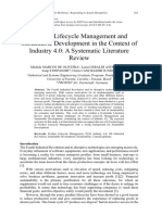 Product Lifecycle Management and Sustainable Development in The Context of Industry 4.0: A Systematic Literature Review