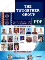 THE Twogether Group: Supervisory Development Course (SDC) Track 2 March 22-26, 29-30 & April 5-7, 2021 (Batch 1)