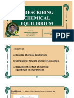 Describing: Chemical Equilibrium