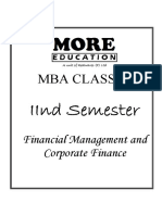  MANAGEMENT AND CORPORATE FINANCE (Final)