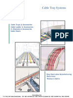 Cable Tray Systems. Cable Trays & Accessories Cable Ladder & Accessories U - Channels & Accessories Cable Cleats