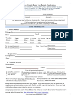 Land Use Application