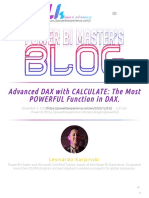 Advanced DAX With CALCULATE - The Most POWERFUL Function in DAX. - Power BI Experience