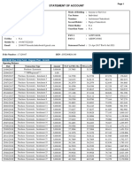 Statement of Account: Date Transaction Type Amount NAV in INR (RS.) Price in INR (RS.) Number of Units Balance Unit