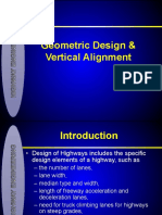 Intro To Geometric Design and Vertical Alignment