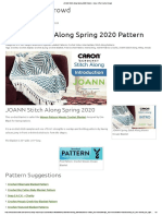 JOANN Stitch Along Spring 2020 Pattern - Home - The Crochet Crowd