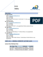 Chemistry Lab and Chemistry Syllabus