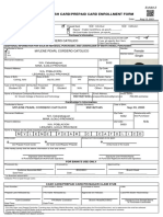 Landbank Cash Card/Prepaid Card Enrollment Form: Mylene Pearl Cordero Catolico