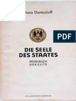 Hans Domizlaff - Die Seele Des Staates. Das Regelbuch Der Elite