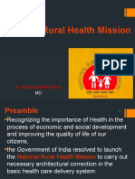 National Rural Health Mission: Dr. Rajeshwar Rao A