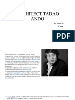 Architect Tadao Ando: by Janani M 3 Year