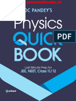 DC Pandey's Physics Quick Book