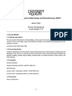 ENGG3120 CAD - CAM - Courseoutline - V2