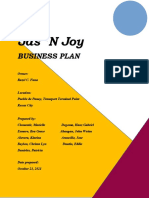 Jas N Joy: Business Plan