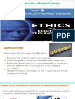 Chapter 6 - Ethics and Professionalism