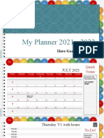 Edu Planner 2021-2022 SlidesMania