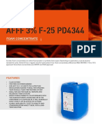 AFFF 3% F-25 PD4344: Foam Concentrate