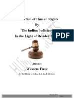 Role of Indian Judiciary in Protection of Human Rights - by Waseem Firoz