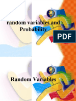 Random Variables and Probability: Unit I