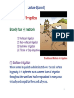 M2 Irrigation Methods