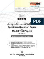 Goyal's ISC English Literature QB Class 12 Semester-2 GBP-Redu