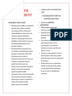 Health Assessment: Nursing Process