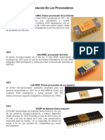 Evolución de Los Procesadores