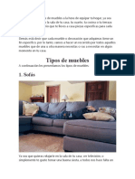 Tipos de Muebles