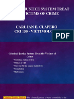 Criminal Justice System Treat The Victims of Crime