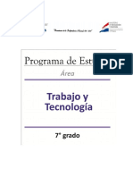 Trabajo y Tecnología - 7º