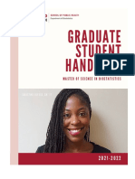 Graduate Student Handbook: Master of Science in Biostatistics