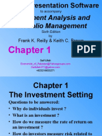 Chapter 1 The Investment Setting